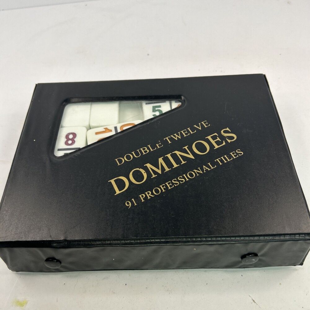 LTD Commodities Double Twelve Numbered Dominoes 91 Tiles Set Complete Case - Picture 3 of 3